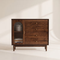 Storage Cabinet Vintagefloor Cabinet Cabinet Mid-Retro Modern Furniture for Living Room, Bedroom, Entryway