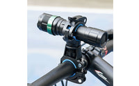 Cycle Light Mount Screw-Tightened Handlebar Flashlight Holder Flashlight Clamp Mount Compact Clamp Bike Light Holder
