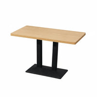 Minimalist Design Quick-Service Table and Chair Combination Economical Restaurant Dining Set Easy to Clean Commercial Dining Set Sturdy Construction for Business Owners, Homeowners, Milk Tea Shop, Cafe, Banquet Hall, Kitchen