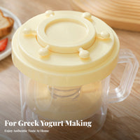 Greek Yogurt Strainer Dust-Resistant Lid Yogurt Whey Strainer Large Capacity Kitchen Gadget for Home