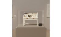 Miniature Display Cabinet Desk Lightweight Dollhouse Study Desk Composition Toy Furniture