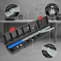 Universal Camshaft Pulley Holder Interchangeable Pulley Holder Wrench High-Rotational Force Fan Clutch Wrench Heat-Treated for Mechanics, Workshop