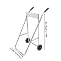 Stainless Steel Outboard Motor Trolley Foldable Outboard Motor Cart Portable Corrosion-Resistant for Workshop