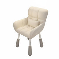 Height Adjustable Computer Chair Soft Upholstery Adjustable Study Armchair