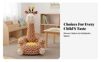 Soft and Comfortable creatureShaped Floor Sofa With rear Support Plush Chair Armchair design Toddler Seat for children, Toddlers, Preschoolers, literature Corner, Kindergarten, Library, Bedroom