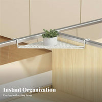 2-Tier Cubicle Rack Easy Assembly Plant Stand Space-Saving for Balcony, Students