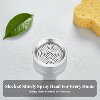 High Pressure Washer Nozzle Entirely Metal Construction Pressure Washer Shower Nozzle Versatile Car Wash Sprayer Head for Gardeners, Gardening