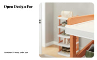 Space-Saving Multi-Layer Shoe Rack Easy to Assemble Narrow Shoe Shelf Good Load-Bearing Capacity Stable Structure for Students, Apartment Dwellers, Entryway, Dormitory, Dorm Room, Small Areas