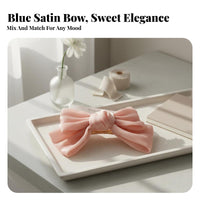 Big Ribbon Top Fastener Elegant Design Large Ribbon Hair Fastener Statement Piece Lightweight for Cosplayers, Photo S