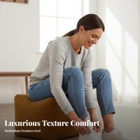 Multi-Functional Square Pouf Comfortable Seating Woven Pouf space-saving Size Low Stool adaptable for Families, Homeowners, Entryway, Living Room, Apartment, perusing alcove