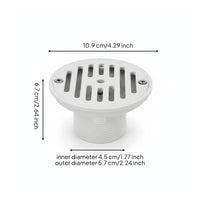 Slotted Grille Pool Inlet Fitting Compact Pool Outlet Fitting Circular Tight Seal