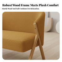3 Pieces Nordic Design Two Armchairs and a Side Table space-saving Conversation Set Minimalist Aesthetic Indoor Furniture Leisure Seating for Apartment Dwellers, Hotel Managers, Living Room, Small Spaces, Balcony, Reception Area