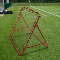 Foldable Soccer Rebound Net with Metal Frame Portable Soccer Rebound Net Adjustable for Backyard