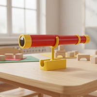 Single Tube Telescope Toy Lightweight Foldable Toy Telescope Kids Handheld Viewer Spyglass Clear View Handheld Spyglass