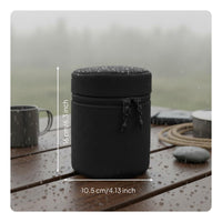 Camping Cup Case Waterproof Gas Canister Storage Bag Shockproof Cylindrical Closure Pouch for Hikers, Outdoor