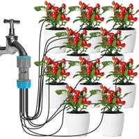 10 Heads 10-Head Micro-Watering System Easy to Clean Light Mist Irrigation Kit Quick Connector Plant Watering System for Balcony