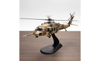 60G Helicopter Model Realistic Scale Helicopter Model Exhibition Quality Collectible Decor for Collectors