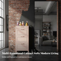 Ultra-Thin Design Slim Shoe Cabinet Space-Saving Tip-out Shoe Cabinet Fully Assembled Long-Lasting Construction for Apartment Dwellers, Homeowners, Families, Hallway, Living Room, Bedroom, Closet
