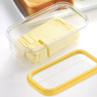 Sealed Butter Keeper with Slicer Portion Control Butter Container with Slicer Stainless Steel Cutter Kitchenware for Cooks