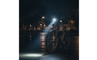 Vintage Retro Bike Headlight Metal Cycle Front Light with Bracket Sturdy Cycle Headlight Waterproof for Cyclists, Night Riding