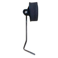 Cushioned Drum Pedal Practice Beater Silent Bass Drum Beater with Steel Shaft Quiet Low-Noise for Drummers