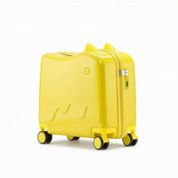 Hard Shell Suitcase Glossy Hard-Shell Suitcase Adjustable for Children, Travel, Weekend Getaways