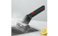 Stainless Steel Bristles Electric Grill Brush IPX4 Waterproof Motorized Barbecue Cleaner LED Light Grill Brush with Water Sprayer for Outdoor, Backyard, Camping