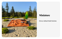 Miniature Camping Set Photography Prop Camping Couple Miniature Scale Model Figures Collector's Item Tiny Scene Props