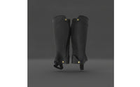Comfortable Riding Leg Guards Adjustable Leg Guards with Foot Strap for Equestrian Training