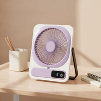 Portable Fan with Fold-out Stand Compact Personal Fan with Stand Slim Foldable for Students, Office, Dorm Room