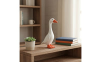 Compact Goose Statue