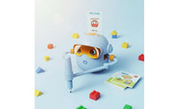 Pen Tip Card-Guided Drawing Toy Button Start Robot Drawing Toy Rounded Body Kids Plaything Visor Eyes for Children