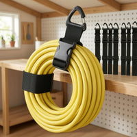 8 Pieces Adjustable Strap with Triangular Clip Heavy-Duty Nylon Strap with Buckle Backpack Straps Flexible Strap Material