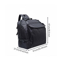 Padded Accordion Bag Portable Instrument Carrier Wear Resistant Music Gear Oxford Cloth for Musicians