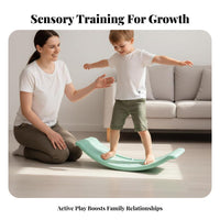 Sensory Training Board Design Kids Seesaw Board Non-Slip Surface Balance for Young Children, Kindergarten, Indoor, Playroom
