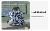 Pickleball Paddle Bag Adjustable Strap Crossbody Pickleball Pouch Single Shoulder Paddle Case External Pocket for Outdoor