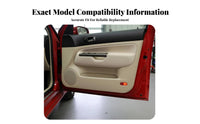 OEM Fit Right Hand Drive Door Pull Handle Long-Lasting ABS Construction Window Switch Panel Bezel Wear-Resistant Window Switch Panel Bezel Set Easy Installation