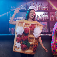 Single Dessert Costume-Piece Breakfast Food Dessert Costume Unisex Apparel for Adults