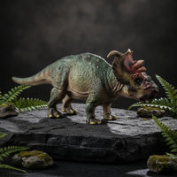 Pachyrhinosaurus Figure Realistic Pachyrhinosaurus Model Detailed Dinosaur Model with Frill for Dioramas
