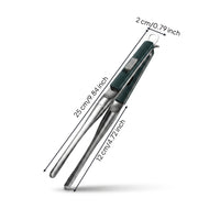 Hanging Loop Serrated Tip Tongs Lightweight Stainless Steel Tongs