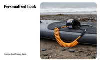 Coiled Wave Leash Elastic Wave Board Ankle Strap Skim Board Safety Leash Safety Paddle Board Leg Rope Versatile-Sport Use