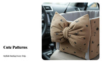 Portable Center Console Dog Car Seat Anti-Slip Bottom Dog Car Console Seat Safety Leash Included for Cats, Road Trips