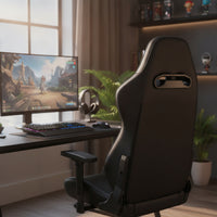 Gaming Chair Accessory Molded Chair Component with Cutouts Low-Profile Foot Cushion Sliders for Users, Builders, Arcade Seating