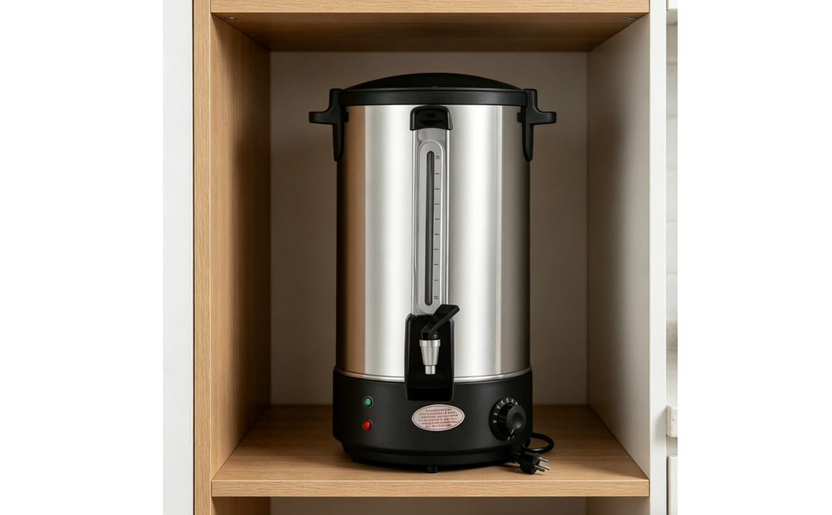 Stainless Steel Boiling Container Anti-Scald Design Electric Hot Water Dispenser Professional Tea Urn Automatic Keep Warm