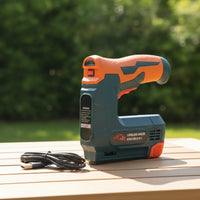 Staple Nail Handheld Cordless Nailer Powered Cordless Fastener for Crafters, Crafts