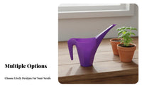Plastic Watering Can with Sprinkler Head Leakproof Long Spout Watering Can Plastic Garden Water Jug Wide Opening Plant Waterer