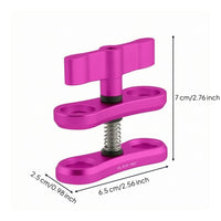 Aluminum Butterfly Clamp Hand-Tightened Butterfly Clamp Compact