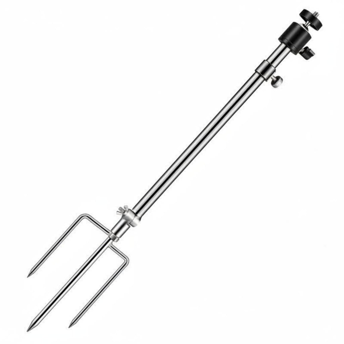 Fishing Lamp Holder Telescopic Adjustable Fishing Light Tripod Multi-Angle Ground-Mounted Light Stand for Night Anglers, Riverbank