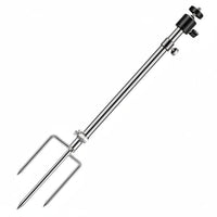 Fishing Lamp Holder Telescopic Adjustable Fishing Light Tripod Multi-Angle Ground-Mounted Light Stand for Night Anglers, Riverbank