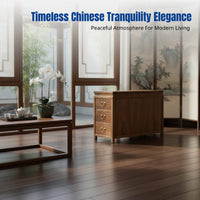 Chinese Luohan Bed, Solid Wood Sofa, Sliding Daybed, Meditative Design, Walnut, Living Room, Storage Drawers, Modern Design